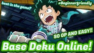 Regular Deku is TOO GOOD! Online My Hero Ones Justice 2 "base plain normal deku" Gameplay combos ok