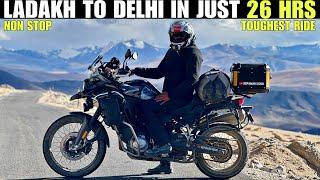 Ladakh To Delhi 1000 KMS Non Stop In Just 26 Hours | Ep-09 | Nyoma To Delhi | Bike Ride |