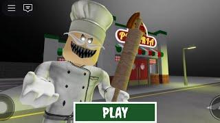 Scary chef game he chased me and killed me very scary in Roblox game 