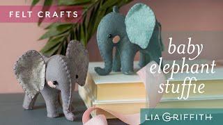 Sew Cute Felt Elephant: Easy Tutorial!
