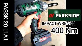 Parkside Cordless Vehicle impact Wrench PASSK 20 Li A1