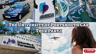 The University Of Portsmouth Car Tour 2023 Part 1 | United Kingdom | Copyright Free Background Music