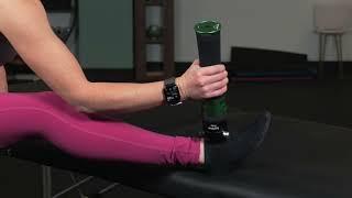 Vibration Therapy Techniques on the ankle with high-speed vibration #anklepain