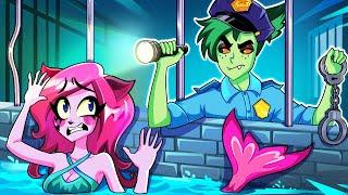 Pinky is a Criminal Mermaid Trapped?!  Unbelievable Ending  Teen-Z Life