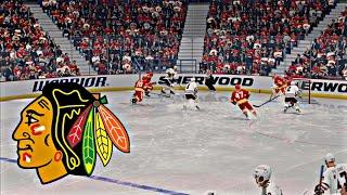 Chicago Blackhawks vs Calgary Flames! NHL 25! 4K!