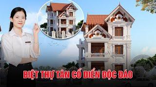 Khám phá mẫu biệt thự tân cổ điển mái Thái 3 tầng đẹp tại Ninh Bình