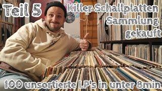 #303 KILLER SCHALLPLATTEN SAMMLUNG - 100 UNSORTIERTE LP'S IN UNTER 8MIN. #germanvinylcommunity GVC