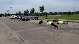 2 Mile Run, Conditioning and Soccer tennis.Fields closed no problem. ‍️