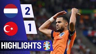 Netherlands vs Turkey 2-1 - All Goals & Higlights  EURO 2024