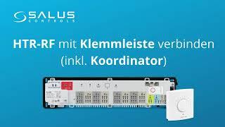 HTR-RF mit Klemmleiste verbinden (inkl. Koordinator)