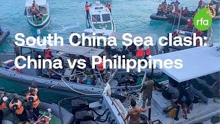 China & Philippines clash in South China Sea, one injured | Radio Free Asia (RFA)