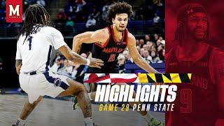 Maryland Men's Basketball Highlights | Penn State