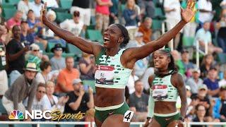 Nia Ali earns shot at Worlds redemption, holds off Harrison for 100 hurdles crown | NBC Sports