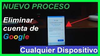 Como Eliminar cuenta de Google cualquier Android 2024 | ELIMINAR cuenta de GOOGLE, Gmail y Youtube