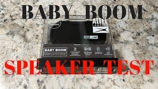 Video Altec Lansing Baby Boom bluetooth speaker sound level test review, comments, and opinions