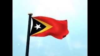 Timor-Leste Bandeira 3D Imagem De Fundo Dinâmica