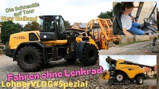 LohnerVLOG#SPEZIAL New Holland Radlader W170D mit Joysticklenkung I CR 7.90 mit Raupe/ Straßenfahrt