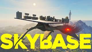 Building My Hidden Solo Skybase On ARK Ascended