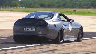 1000HP Toyota Supra MK4 - Anti Lag, Flames, Drag Racing!