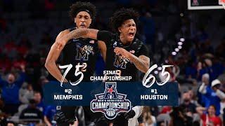 American MBB Championship: #2 Memphis vs #1 Houston Game Highlights