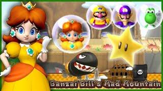  Mario Party: Island Tour - Banzai Bill’s Mad Mountain | Daisy Gameplay 