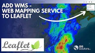 How to add WMS - Web Mapping Service to Leaflet