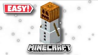 Working Snowman  in minecraft #shorts #minecraft | Minecraft Tutorial 