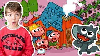 PANGO Hide & Seek: Fairy Tales - Three Little Pigs gameplay with Ima