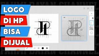 Cara Buat Logo Menggunakan Hp | Proses Mudah | Bisa di Jual‼️