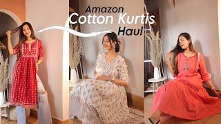 Latest Summer Kurti and Kurta set Haul | Amazon Summer Kurtis| Charchita Sarma