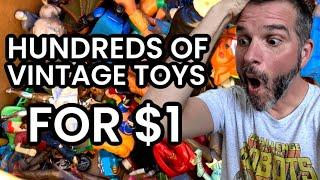 This Yard Sale Had Hundreds of Vintage Toys For $1