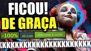 CORRE! VÁRIOS Jogos AAA de GRAÇA incluindo S-SQUAD Justice League kkkkkkkkkkk!