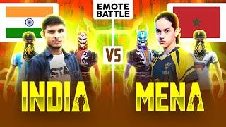 India vs Mena Server  || They Show us Emote  - Garena Free Fire