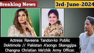 Christian Woman Officer Pakistan Armyo History Ong'a // Actress Raveena Tandon-ko Public Doktimola/