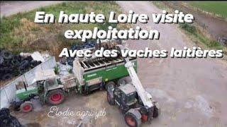 film en haute Loire chez Sébastien on visite une exploitation laitière des vue en drone