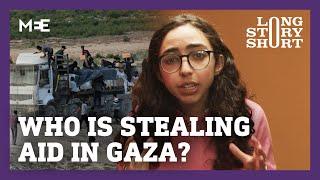 Who's stealing aid in Gaza?