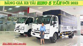 Bảng giá xe tải Hino 5 tấn mới nhất đời 2022