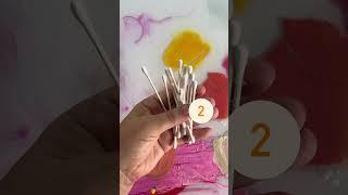 My 3 favourite mark making tools for abstract art #painting #art #artwork