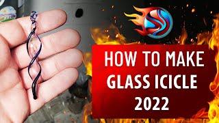 Lampworking | Handblown Glass Icicle | The Fusing Shop