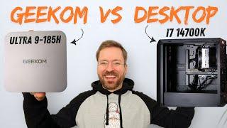 Geekom GT1 Mega (Ultra 9 185H) vs Desktop PC mit Core™ i7 Prozessor 14700K /moschuss.de