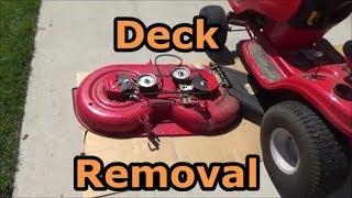 Troy-Bilt Pony | How to Remove Your Deck / Put it Back On