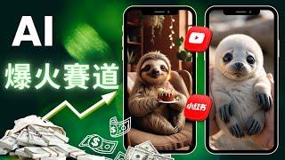 月入12000刀的爆款小動物短視頻，用Ai快速製作教程，火爆YouTube Short，小紅書和抖音TikTok。