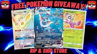 Live -  Free Giveaways! Pokémon Cards & Rip & Ship Store!