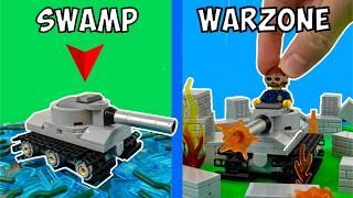 Working LEGO Tank vs Obstacles...