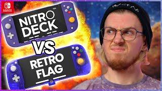 Which is The ULTIMATE for Switch?! - Nitro Deck VS RetroFlag