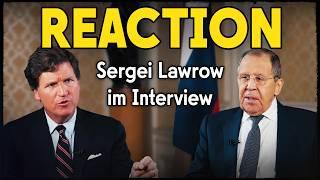 Russland Außenminister Lawrow Interview mit Tucker Carlson: Ukraine-Krieg, Trump, Atomkrieg