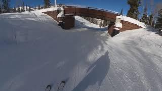 Park city at Canyons , Panorama Run at Dream Area "The Colony" , beautiful.01/29/21