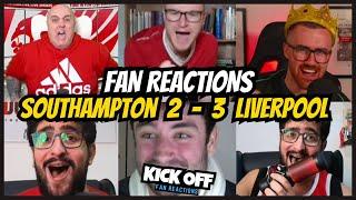 LIVERPOOL FANS REACTION | SOUTHAMPTON 2-3 LIVERPOOL | 24/25 PREMIER LEAGUE FAN REACTIONS