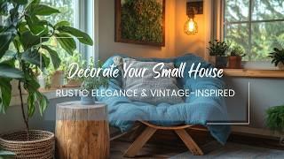 How To Decorate Your Small House: Rustic Elegance Home Decor and Vintage-Inspired Room