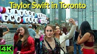 【4K】TAYLOR SWIFT ERAS TOUR TORONTO | THOUSANDS OF FANS FLOCK TO ROGERS CENTRE FOR EPIC CONCERT